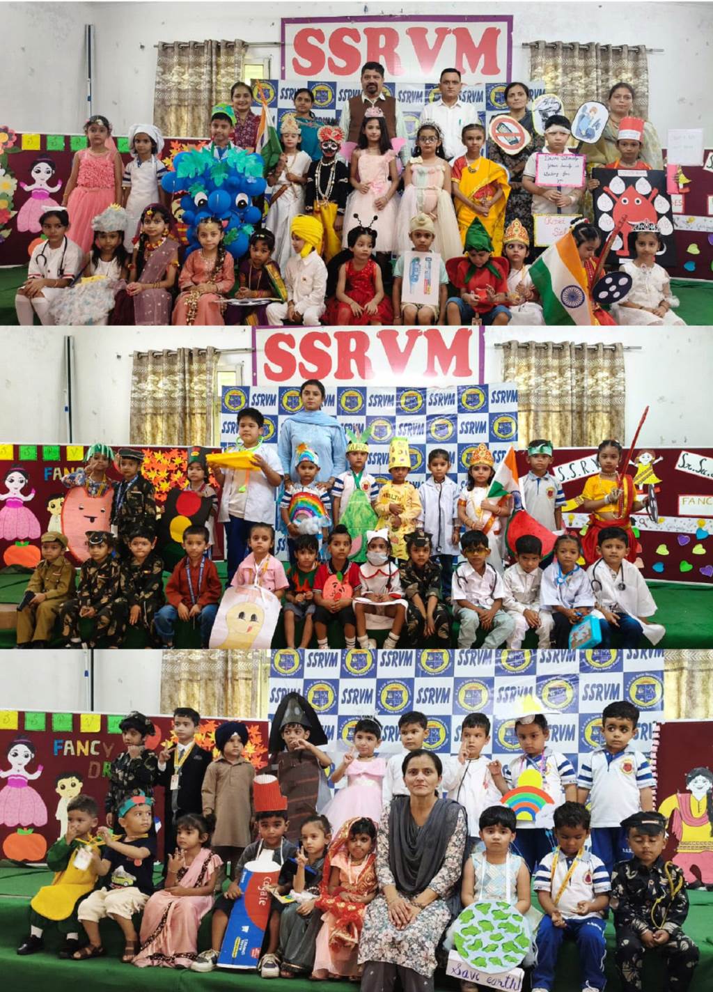 Fancy Dress Competition Held at SSRVM Senior Secondary School Naya Nangal